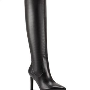 Nine West Black Leather Boots